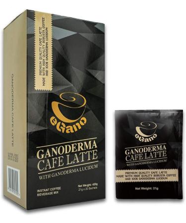 eGano 2 Boxes Premium Quality Ganoderma Cafe Latte (21g x 20 Sachets/Box) - Buy Online on GoSupps.com