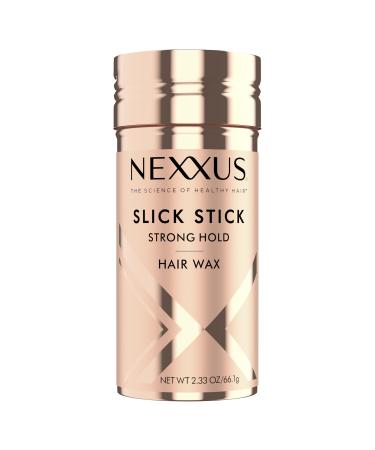 Nexxus Strong Hold Hair Wax Slick Stick for Slicked-Back Look with StyleProtect Technology 2.33 oz Hair Styling Agent