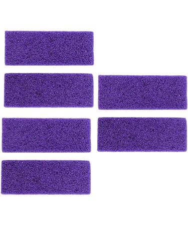 6pcs Foot Stone Shower Pumice Stone Foot Exfoliator Scrubber for Feet Dead Skin Callus Remover Tool Home Travel Bath (Purple) - Buy Online on GoSupps.com