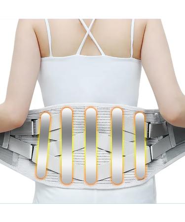 Anti-slip lordosis support belt back bracket light breathable lordosis support belt with 5 supports and 3 types of seals to relieve pain in the lower back and to improve D