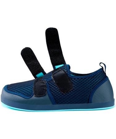 Sisttke Diabetic Shoes for Women Men - Adjustable Arthritis Edema House Slippers for Swollen Feet - Extra Wide 8.5 Women/7.5 Men - Dark Blue - Buy Online on GoSupps.com