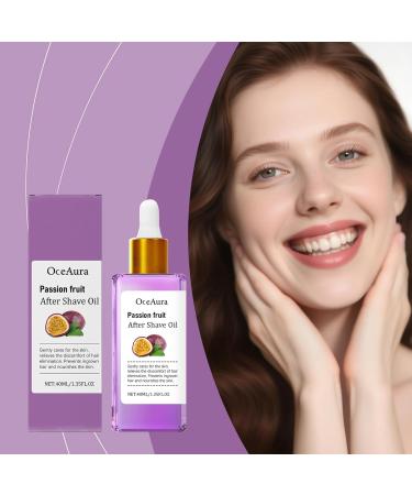 Passion fruit Shave Care Set Includes After Shave Oil Pre-Shave Scrub & Luxury Shave Butter Huile de Rasage Homme Huile Post Epilation with Hyaluronic Acid & Peptides - Buy Online on GoSupps.com