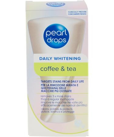 Church Dwight Pearl Drops Whitening Tandpasta Coffee and Tea 50 ml Pack van 6 - Buy Online on GoSupps.com