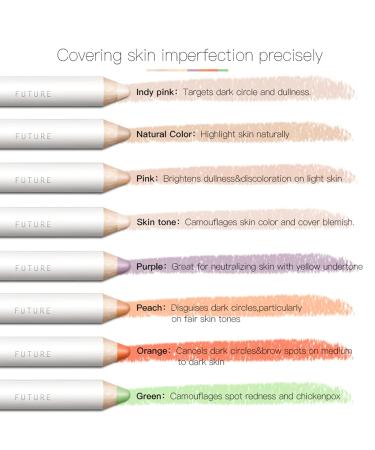 Peach Color Correcting Concealer Stick | Full Coverage Brightening Concealer for Dark Circles, Redness, and Acne Blemishes - Buy Online on GoSupps.com