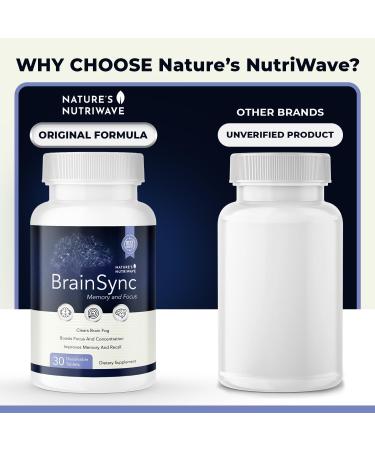 BrainSync Probiotic Supplement Supports Daily Wellness & Gut-Brain Balance 3.6 Billion CFU 30 Dissolvable Tablets 6 Month Supply 30 Count (Pack of 6) - Buy Online on GoSupps.com