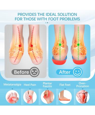 Buy Norelie Orthopedic Insoles - 2 Pairs of Comfortable Support for Work & Sports Shoes (Size 41-42) - Buy Online on GoSupps.com