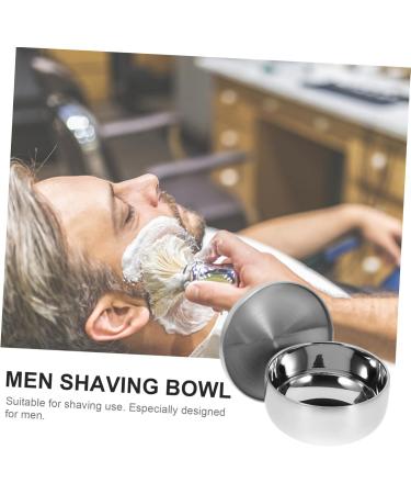 Rustproof Stainless Steel Shaving Bowl - Premium Shaving Soap Container for Men | Ideal for Beard Foam Brushes & Shave Care - Buy Online on GoSupps.com