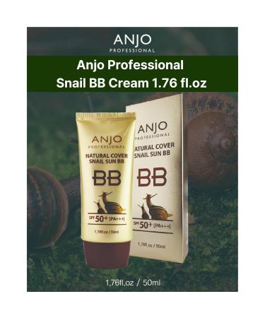 Anjo Snail BB Cream Korean 2 Pack 50ml - Korean BB Cream Professional Skincare - Lightweight, Non-Greasy Mucin Moisturizer - Natural Cover Foundation for Even Skin Tone - Buy Online on GoSupps.com
