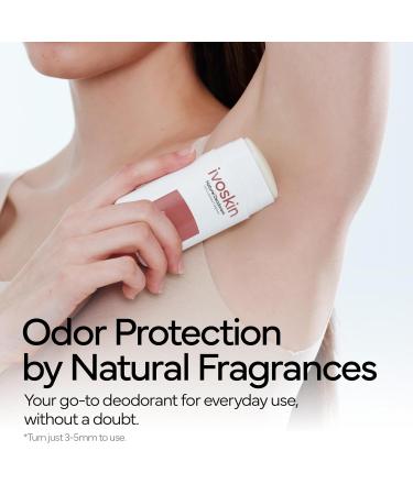 Natural Deodorant 72 Hour Odor Control | Aluminum Free Deodorant For Women and Men Non-Toxic Sandalwood & Musk Scent 1.76 oz - Buy Online on GoSupps.com