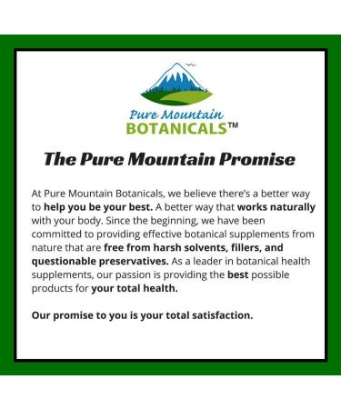 Pure Mountain Botanicals American Ginseng Capsules Kosher Vegan Caps Now with 400mg Panax Quinquefolia Ginseng Root - Buy Online on GoSupps.com
