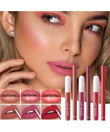  Dubbulon Lip pencil lip liner long-lasting waterproof lip pencil lip gloss - Lipliners Lip Pencil and Gloss Kit Lip Pencil and Lipstick for Women - Buy Online on GoSupps.com