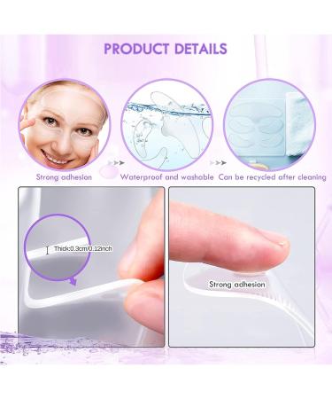 22 Pieces Reusable Silicone Chest Pads Patch Silicone Neck Pad Forehead Pad Set Cleavage Pad Eye Pad for Women Girls - Buy Online on GoSupps.com