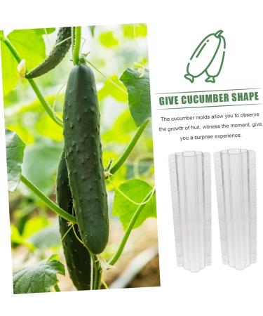 VANZACK Garden Fruit Mould 2pcs Vegetable Shaping Vegetables Flower Shaped Cucumber Molds Fruit Molds Modeling - Buy Online on GoSupps.com