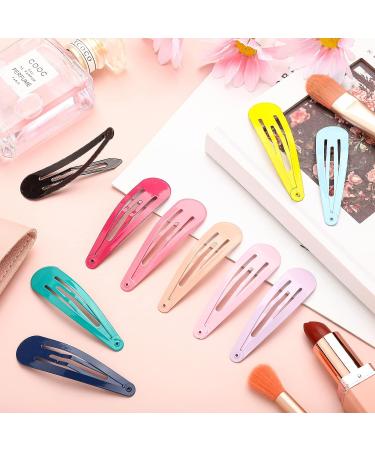 80 Pcs 2.7'' Big Hair Barrettes for Women - Multicolored Snap Hair Clips Set for Girls & Teens - Large Metal Hair Accessories, No Slip Hair Pins - Buy Online on GoSupps.com