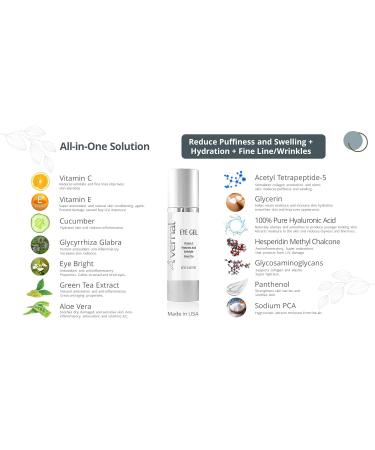 Vernal Eye Treatment Cream - Repair Dark Circles & Puffiness with Collagen, Vitamin C & K | Brighten & Refresh Tired Eyes | Best Eye Gel - Buy Online on GoSupps.com