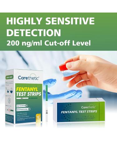 Carethetic Fentanyl Test Strips Kit - 12 FYL Strips + Scoop & Cup + Manual - Buy Online on GoSupps.com