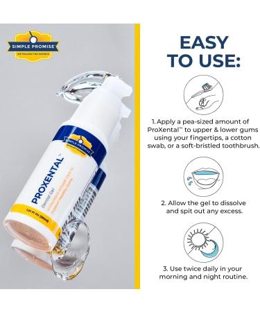 ProXental Dental Gel - Xylitol & Aloe Vera Oral Gum Care | Sensitive Teeth Fresh Breath & Enamel Support - 30ml Travel Size - Buy Online on GoSupps.com