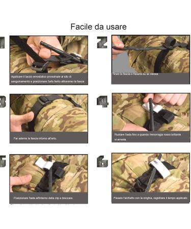 Feloyal Tourniquet Set - Tactical Accessories for Emergency Blood Loss Control | 3-Piece Kit for Hunting & Hiking - Buy Online on GoSupps.com