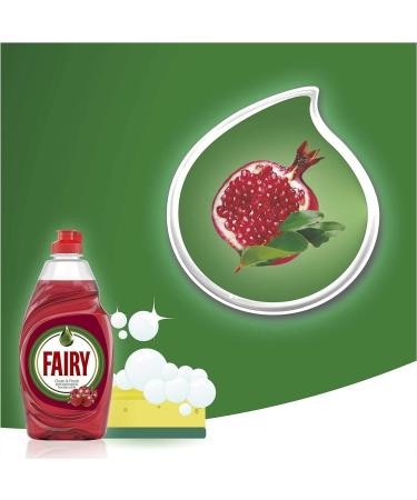Fairy Washing Up Liquid Pomegranate & Grapefruit 320ml - Powerful Grease-Cutting Dish Soap with a Refreshing Citrus Scent for Sparkling Clean Dishes (3) - Buy Online on GoSupps.com