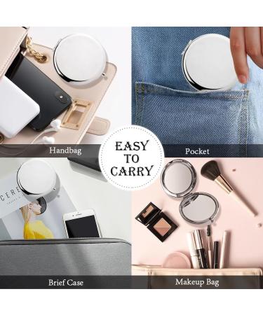 Wife Gifts from Husband Anniversary Romantic Gifts for Her Wife Birthday Gift Ideas Engraved Makeup Mirror for Wedding - Silver - One Size - Buy Online on GoSupps.com