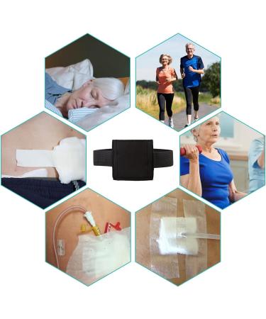 Buy G Tube Holder Belt - Large Square Sponge Pouch for PEG Gtube J Tube PD Catheter - Secure & Comfortable Feeding Tube Accessories for Men & Women - Buy Online on GoSupps.com