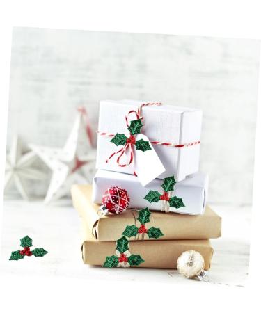 GRIRIW 100pcs Wrapping Hair Bows Dreses Vase Sew on Badge Sew on Applique Patches Red Berries Berry Green Size 2 - Buy Online on GoSupps.com