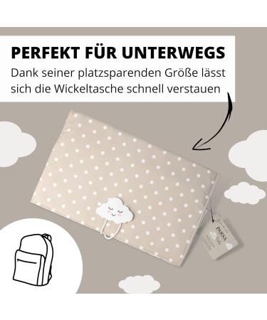 Parsa Beauty Baby Diaper Bag | Wipeable & Compact Organizer for On-the-Go | Stylish & Spacious Diaper Folder - Buy Online on GoSupps.com