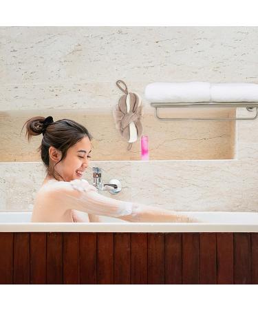 KALLORY 2pcs Long Bath Flower Foaming Bath Ball - Baby Bath Sponge Scrubber & Shower Supplies for Soft Skin Care (20x10cm - Buy Online on GoSupps.com