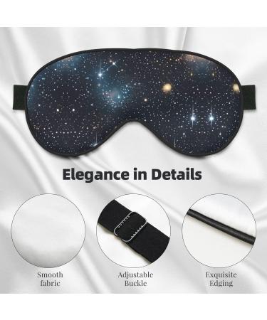 Constellation Star Clusters Galaxies Print Double-Sided Eye Mask Soft and Light Blocking for Enhancing Sleep Quality - Buy Online on GoSupps.com