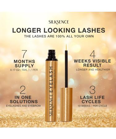 Lash Enhancing Serum for Women - Boost Thicker Fuller Longer Eyelashes | 5 ml Metallic | International Shipping Available - Buy Online on GoSupps.com