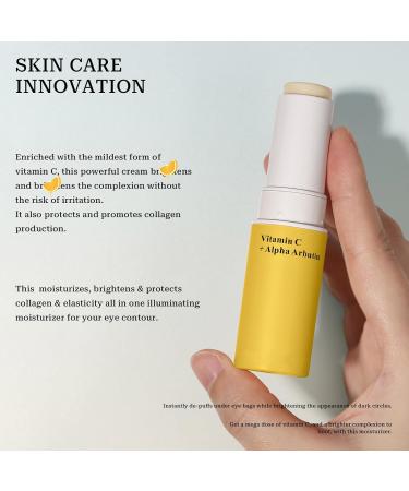 CLY AMS Revive + Glow Vitamin C Eye Balm Anti-aging Hydrating Eye Cream Stick Under Eye Cream For Puffiness and Bags Reduces Fine Lines - Buy Online on GoSupps.com