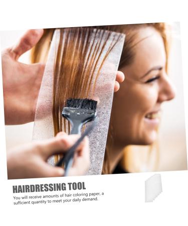 FOMIYES 50 Sheets highlight stickers Hair Salon Tool Hairdressing Tool blonde hair dye hair dye foam hair dye tools bubble hair dye Barber Shop Tool white Aluminum foil Paper - Buy Online on GoSupps.com