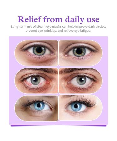 Eye Mask with Natural Marine Collagen & Hyaluronic Acid - Anti-Aging Eye Pads for Swollen Eyes Reduce Folds & Dark Circles (Lavender) - Buy Online on GoSupps.com