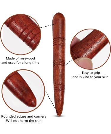 Buy Cisixin 2-Piece Wood Massage Sticks for Trigger Point Therapy | Thai Massage Roller Sticks for Feet Legs Neck & Back - International Shipping Available - Buy Online on GoSupps.com