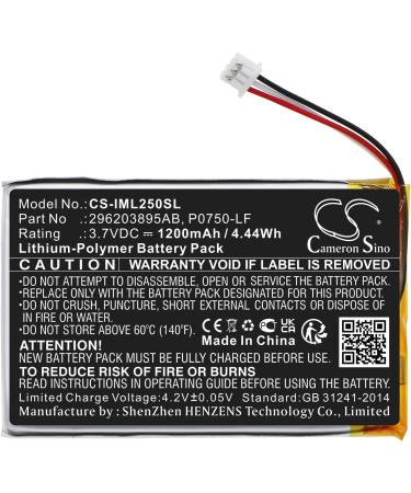 Tingen 1200mAh Battery Replacement for Ingenico Link 2500 | 296203895AB P0750-LF (3.7V) - International Shipping Available - Buy Online on GoSupps.com