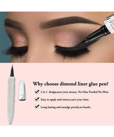 Didiseaon No Blooming Eyeliner Adhesive Eyeliner Quick Dry Eyeliner Makeup Tool - Buy Online on GoSupps.com