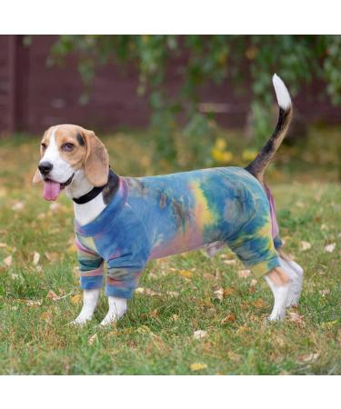 Dog Winter Vest Jacket for Small Medium & Large Dogs | Warm Windproof & Stylish 4-Legged Overall (Rainbow L) - Buy Online on GoSupps.com