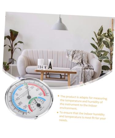 Ultechnovo 2-in-1 Thermometer & Moisture Meter TH101B for Sauna | Hygrothermograph Metal Accessory | Accurate Indoor & Outdoor Humidity Measurement - Buy Online on GoSupps.com