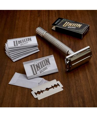 Union Razors ORZ1 German Razor Set - Premium Silver Shaving Kit for Precision Grooming - International Shipping Available - Buy Online on GoSupps.com