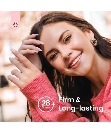 Beetles Poly Nail Extension Gel Kit - 6 Colors Quick Building Nail Enhancement DIY Nail Art Manicure Gift - Clear Pink Nude Grey Glitter - Buy Online on GoSupps.com