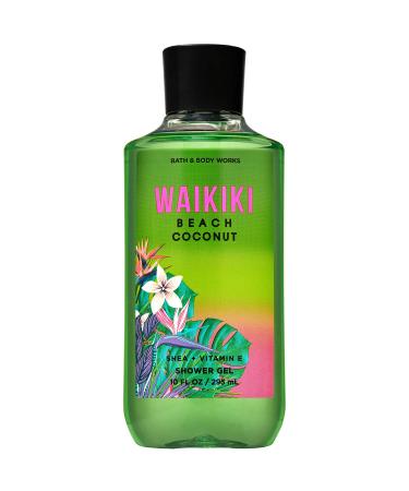 Bath and Body Works WAIKIKI - BEACH COCONUT Shower Gel 10 Fluid Ounce (2020 Edition)