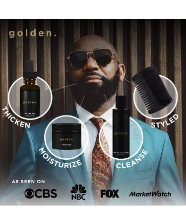 Pure & Organic Ultimate Beard Growth Bundle for Men | Beard Oil, Balm, Shampoo & Solid Cologne Set | Made in USA | Trusted by 50K+ Customers - Buy Online on GoSupps.com