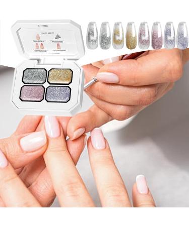 Nail Art Gel Paint Nail Art Palette Gel Manicure Palette Long Lasting Wear Smooth Application 3G for Home Salon Wedding Dating Travel - Buy Online on GoSupps.com