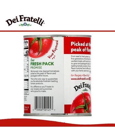Dei Fratelli Stewed Tomatoes 28oz 6 Pack - Premium Quality Ingredients - Buy Online on GoSupps.com