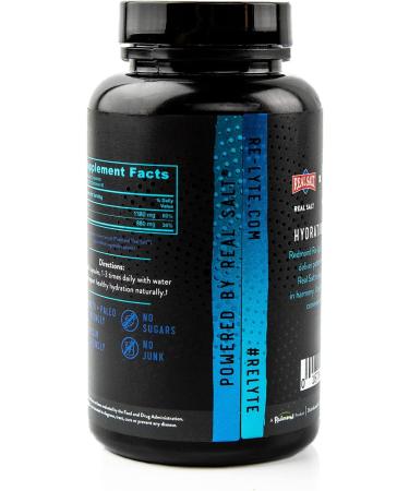 REDMOND Re-Lyte Hydration Support Capsules - 120 Count - Electrolyte Supplement for Optimal Hydration | International Shipping Available - Buy Online on GoSupps.com