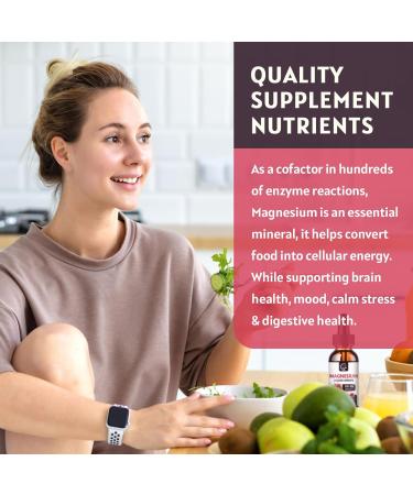 (2 Pack) Magnesium Glycinate Liquid Drops | 1000mg Liquid Magnesium Complex with D3 L-Thea & GABA for Energy Sleep Nerve and Heart Health High Absorption Raspberry Flavor - Buy Online on GoSupps.com