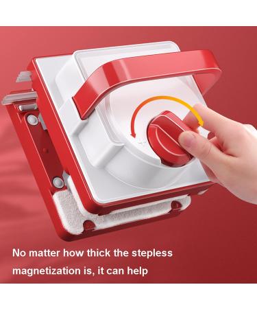 Window Cleaner Wipers Double-Side Glass Cleaner 20-45mm Window Cleaner Glider Washing Brush Equipment Glass Wiper Cleaning Tool for High-Rise and Car Glazed Windows Thickness - Buy Online on GoSupps.com