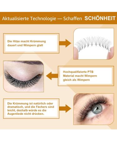 5D C Curl Eyelash Extensions | 0.07mm Volume | 3D 4D 6D 10D | Black Finished Eyelashes | International Shipping - Buy Online on GoSupps.com