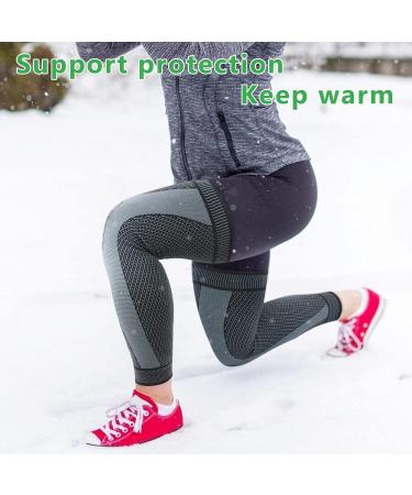 Shop Beister Full Leg Sleeve Knee Braces for Pain Relief | Compression Support for Meniscus Tear ACL & Arthritis - Black Medium Pair - Buy Online on GoSupps.com