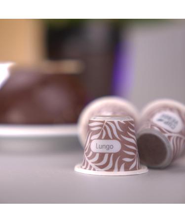  Cup Verde CUP VERDE Pack of 80 Lungo coffee capsules compatible with Nespresso* delicately aromatic home compostable Arabica gently roasted - Buy Online on GoSupps.com